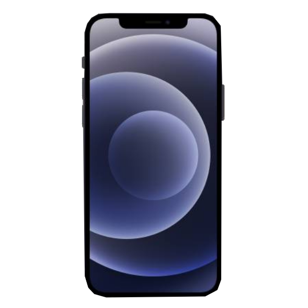 Apple iPhone 12 (MGJG3HN/A) Black, 4GB RAM, 256GB, A14 Bionic Chip