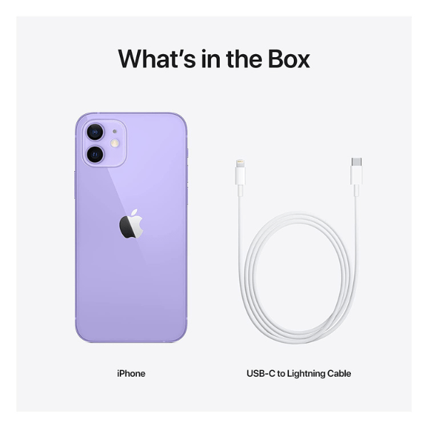 Apple iPhone 12 (MJNM3HN/A) with 4 GB RAM, 64 GB storage, 5G