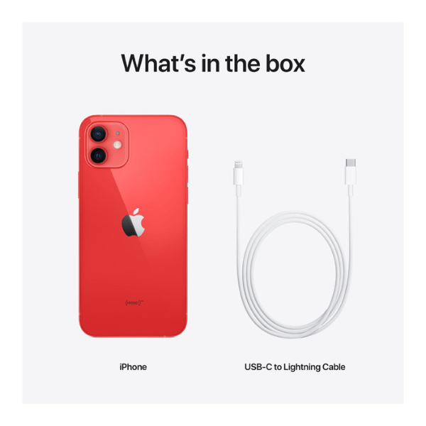 Apple iPhone 12 (MGJ73HN/A) Red, 4GB RAM, 64GB, A14 Bionic