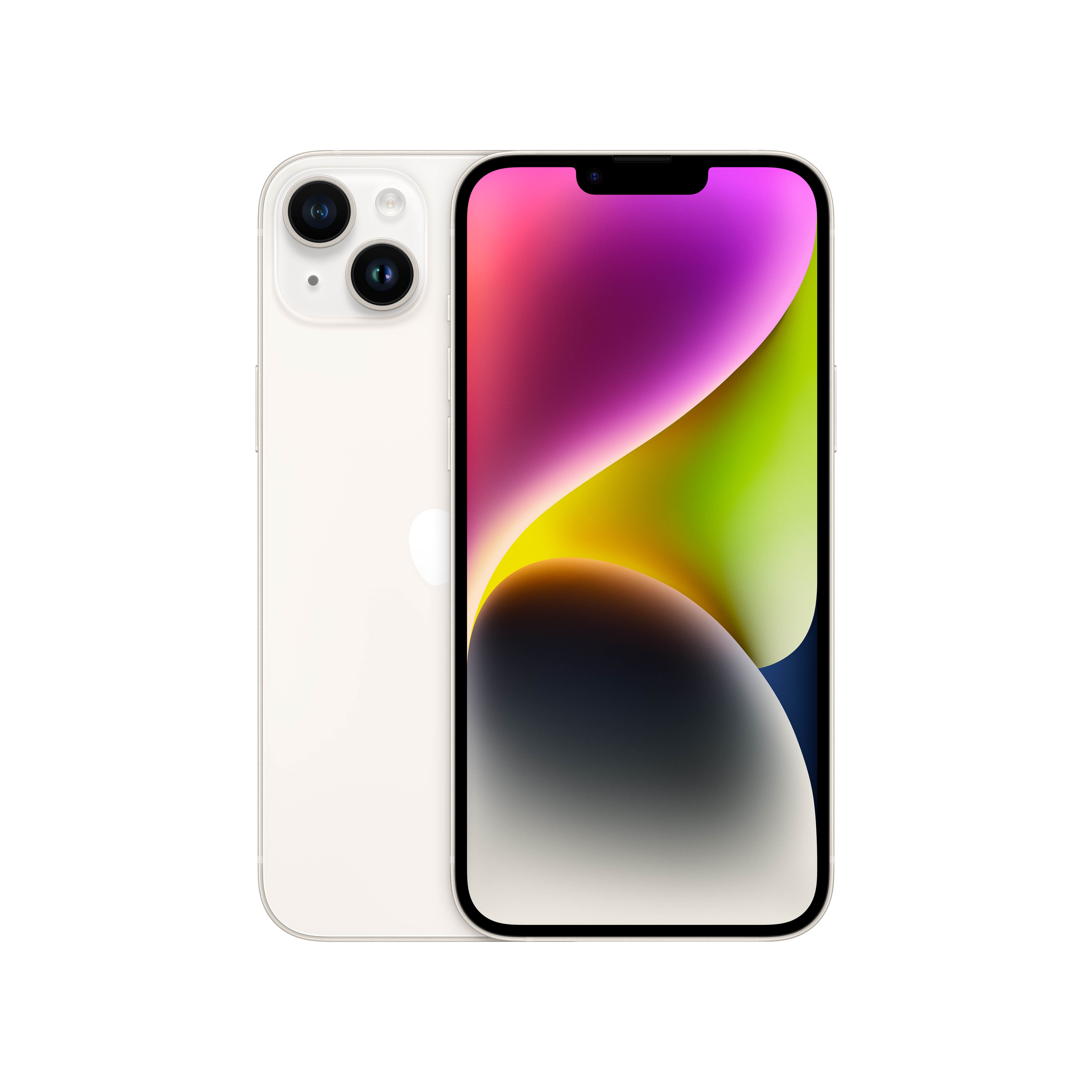 Apple iPhone 14 plus (MQ553HN/A) Starlight with 256GB, iOS 16, A15