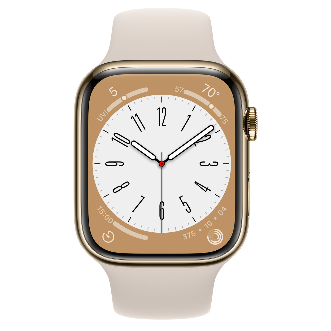 Apple Watch Series 8 GPS + Cellular 45mm Gold Stainless Steel Case 