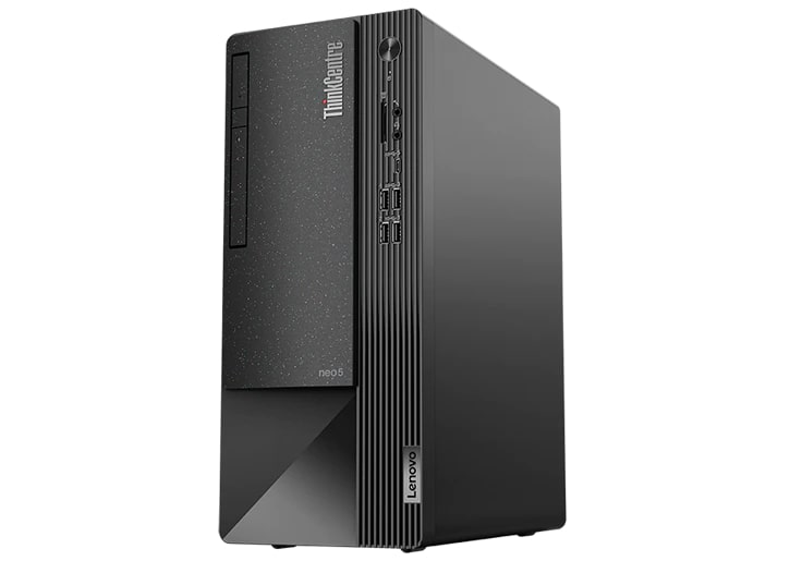 Lenovo ThinkCentre Neo 50t Tower, 12th Gen Intel i5 12400, 8GB RAM
