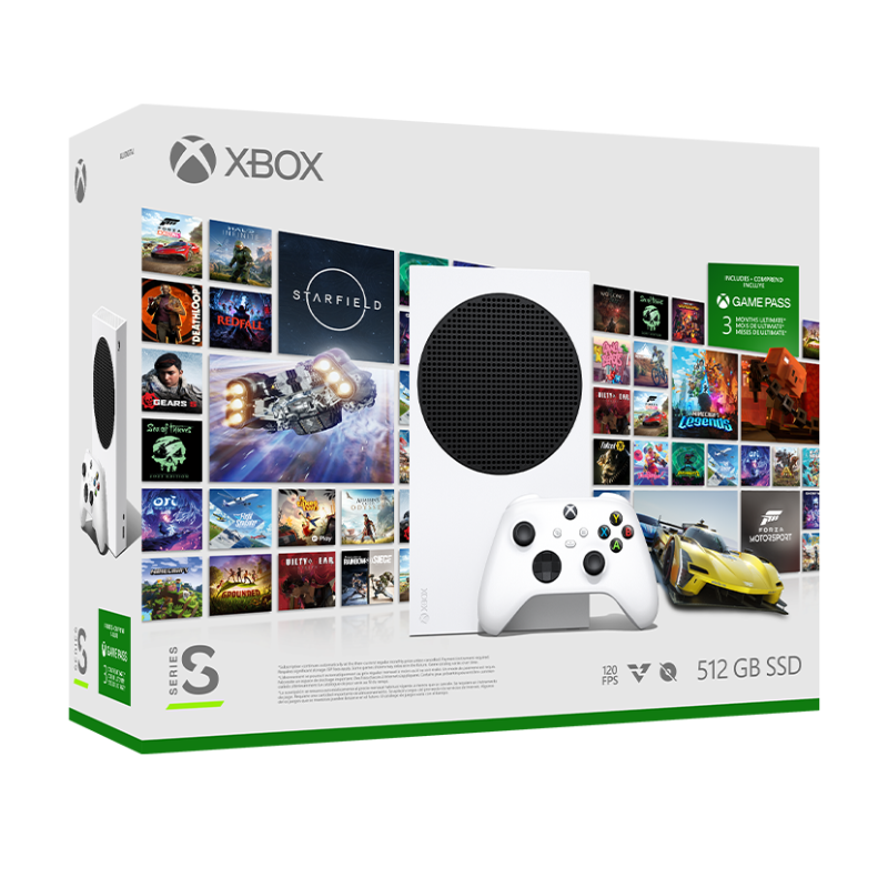 Microsoft RRS-00166 Xbox Series S Starter Bundle, 512 GB