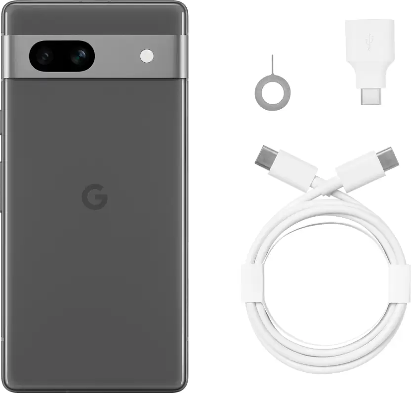 Google Pixel 7a 8 GB, 128 GB, 5G Mobile - Charcoal
