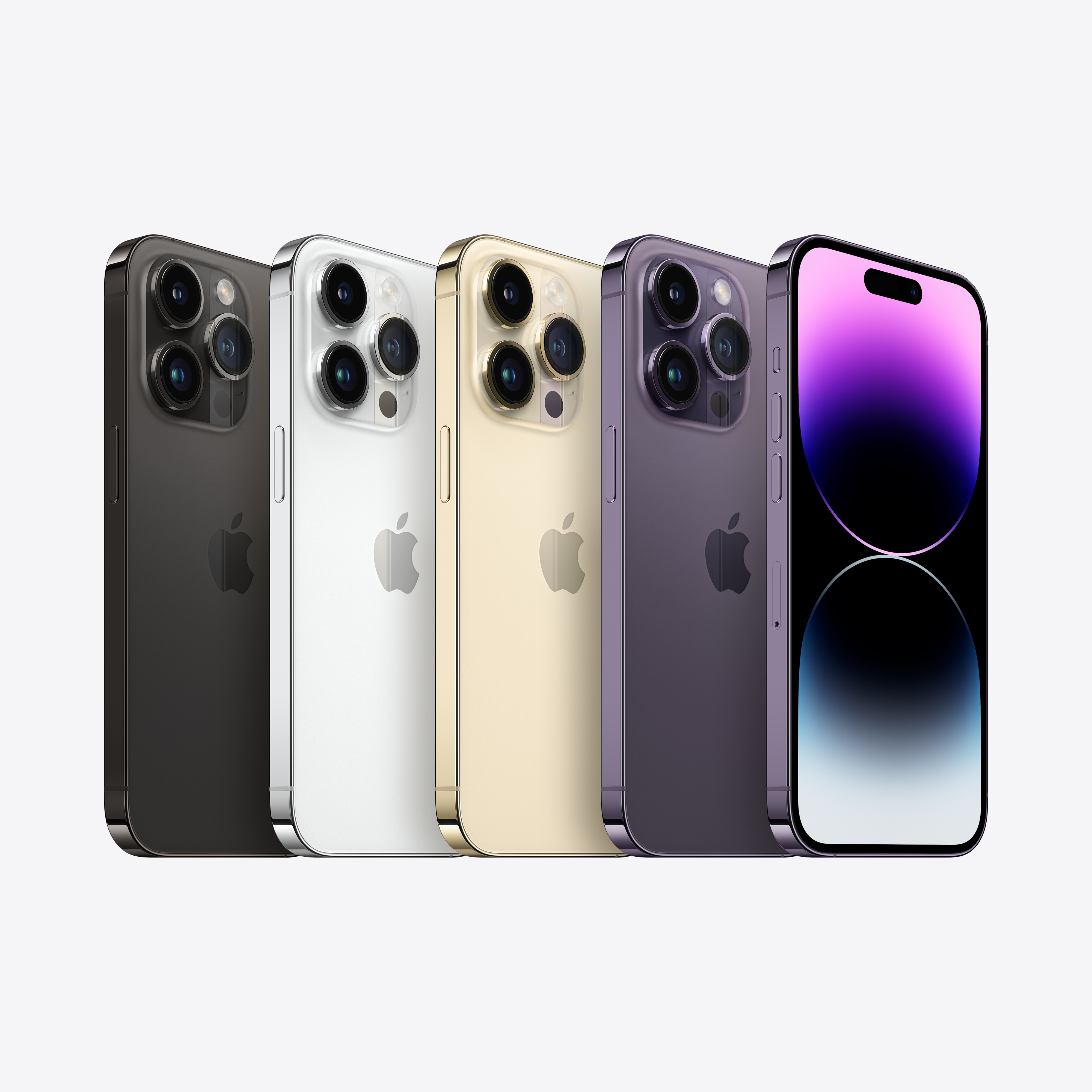 Apple MPXV3HN/A iPhone 14 Pro Space Black with 128GB, iOS 16, A15