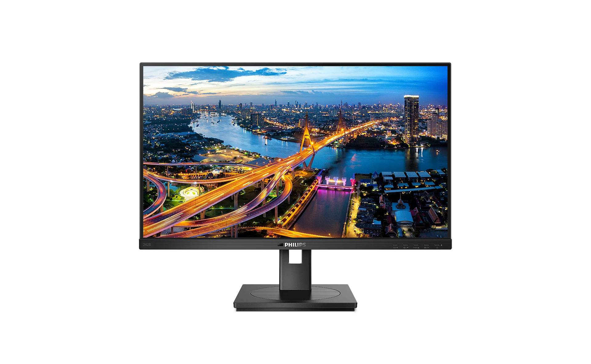 Philips 242B1TC/94 FHD Monitor, 23.8 Inch, IPS Panel, 250 Nits