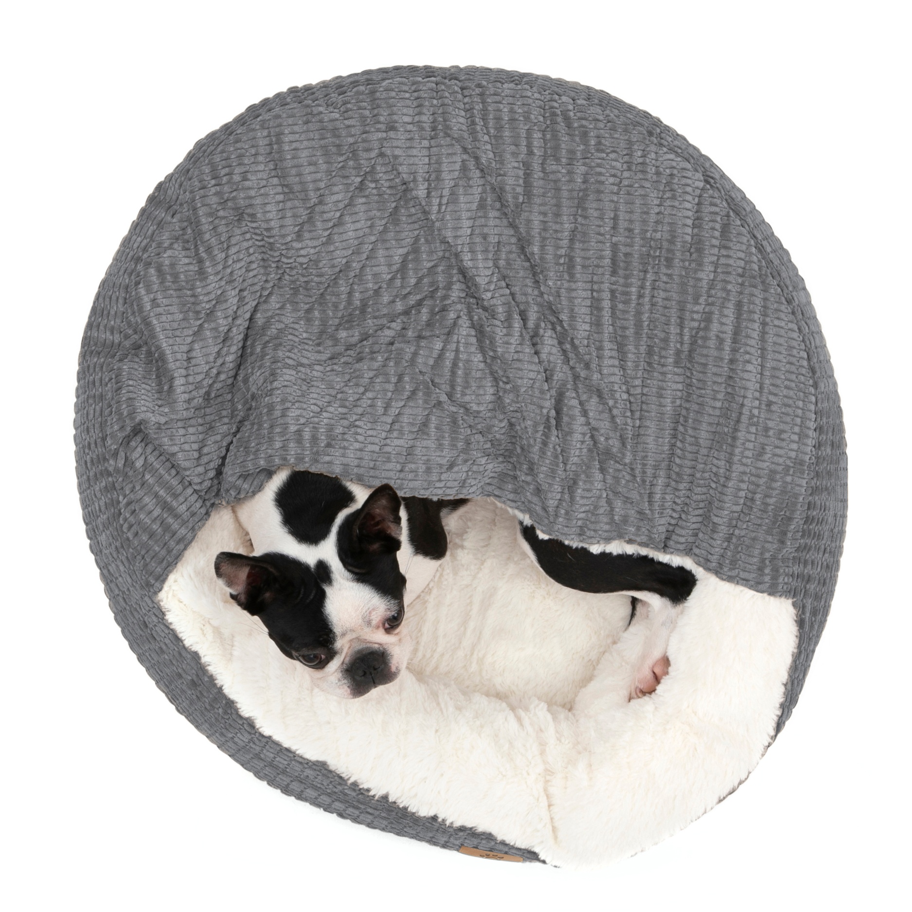 Charlie's Snookie Corncob/Corduroy Hooded Dog Bed Pet Warmer Bed Bolster Nest - Picture 85 of 99
