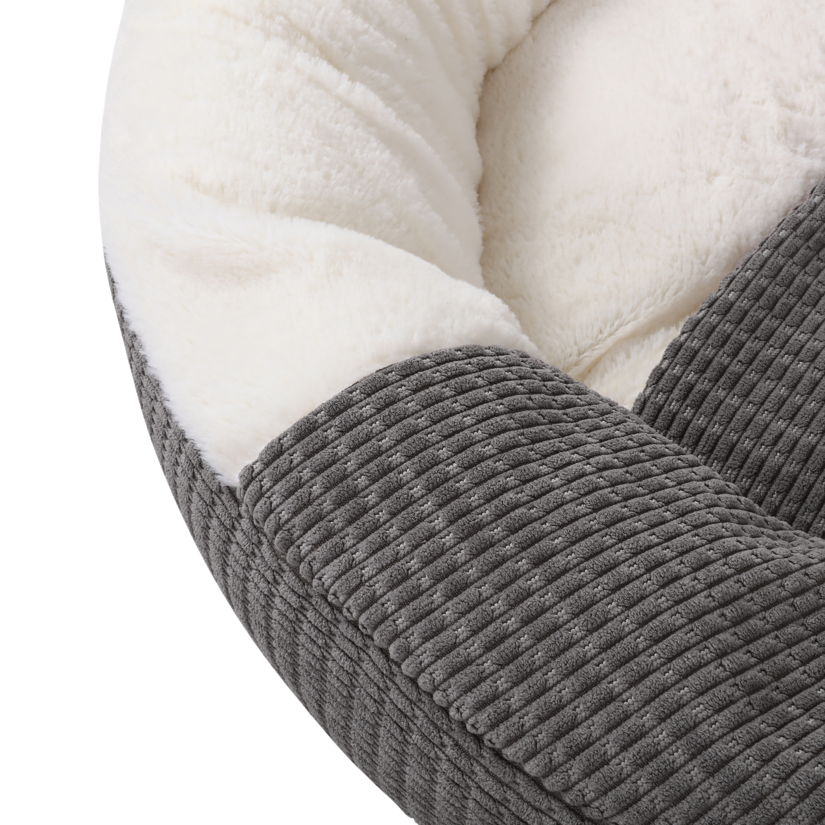 Charlie's Snookie Corncob/Corduroy Hooded Dog Bed Pet Warmer Bed Bolster Nest - Picture 87 of 99