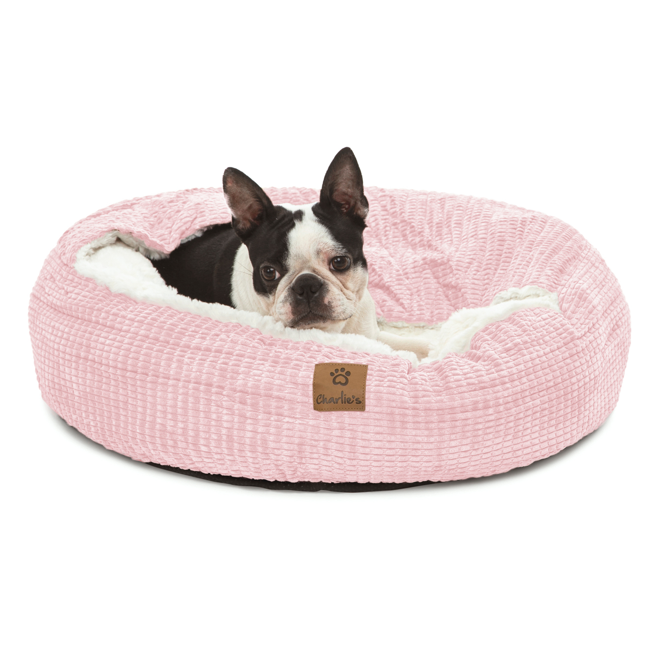Charlie's Snookie Corncob/Corduroy Hooded Dog Bed Pet Warmer Bed Bolster Nest - Picture 73 of 99