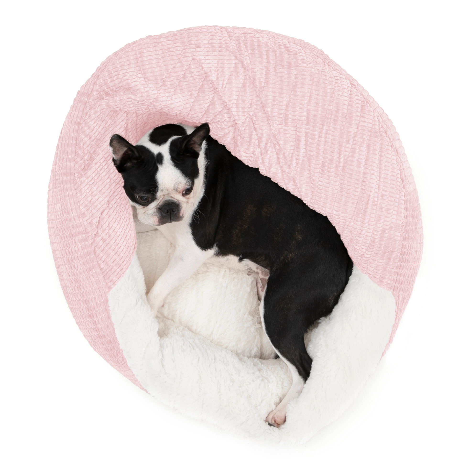 Charlie's Snookie Corncob/Corduroy Hooded Dog Bed Pet Warmer Bed Bolster Nest - Picture 74 of 99