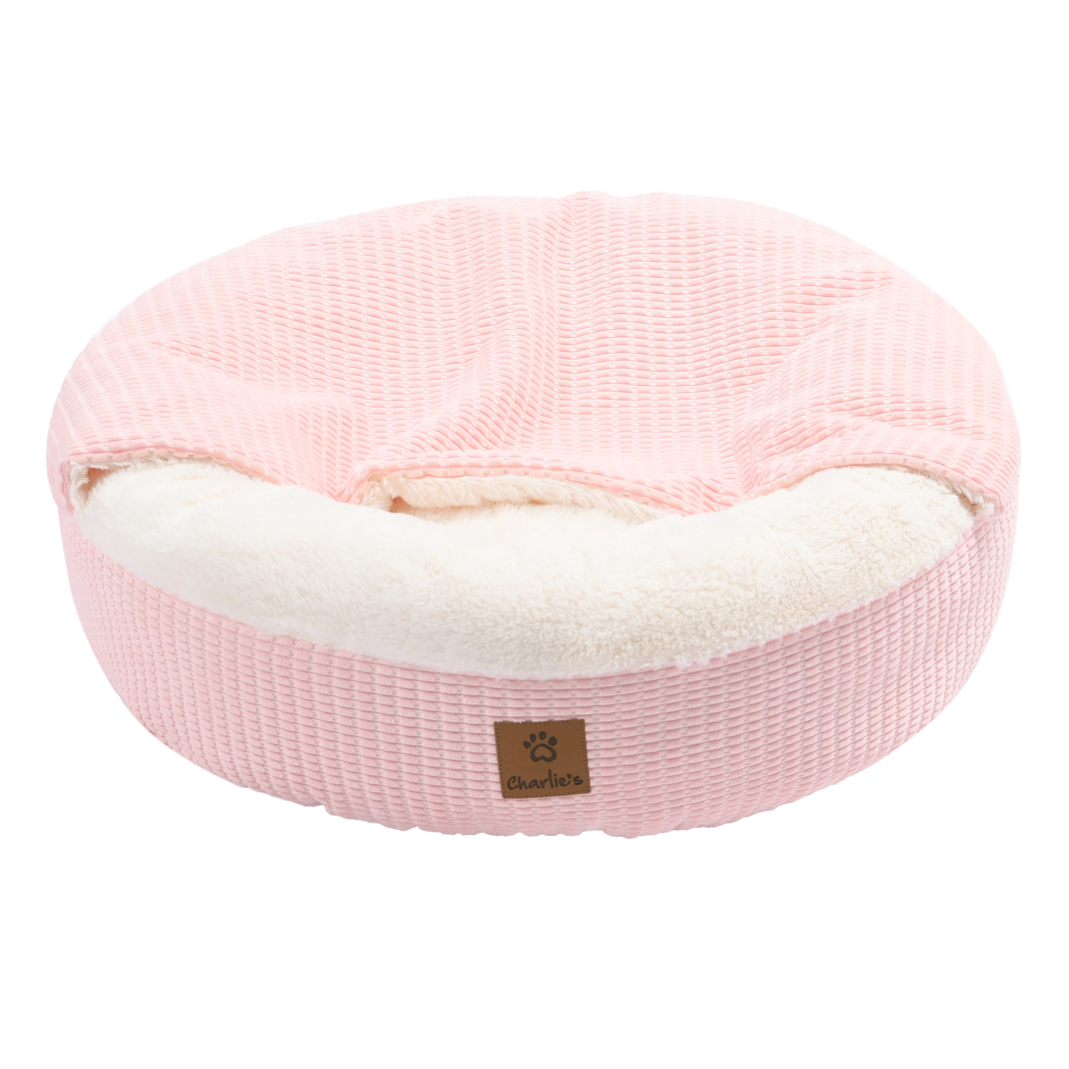 Charlie's Snookie Corncob/Corduroy Hooded Dog Bed Pet Warmer Bed Bolster Nest - Picture 76 of 99