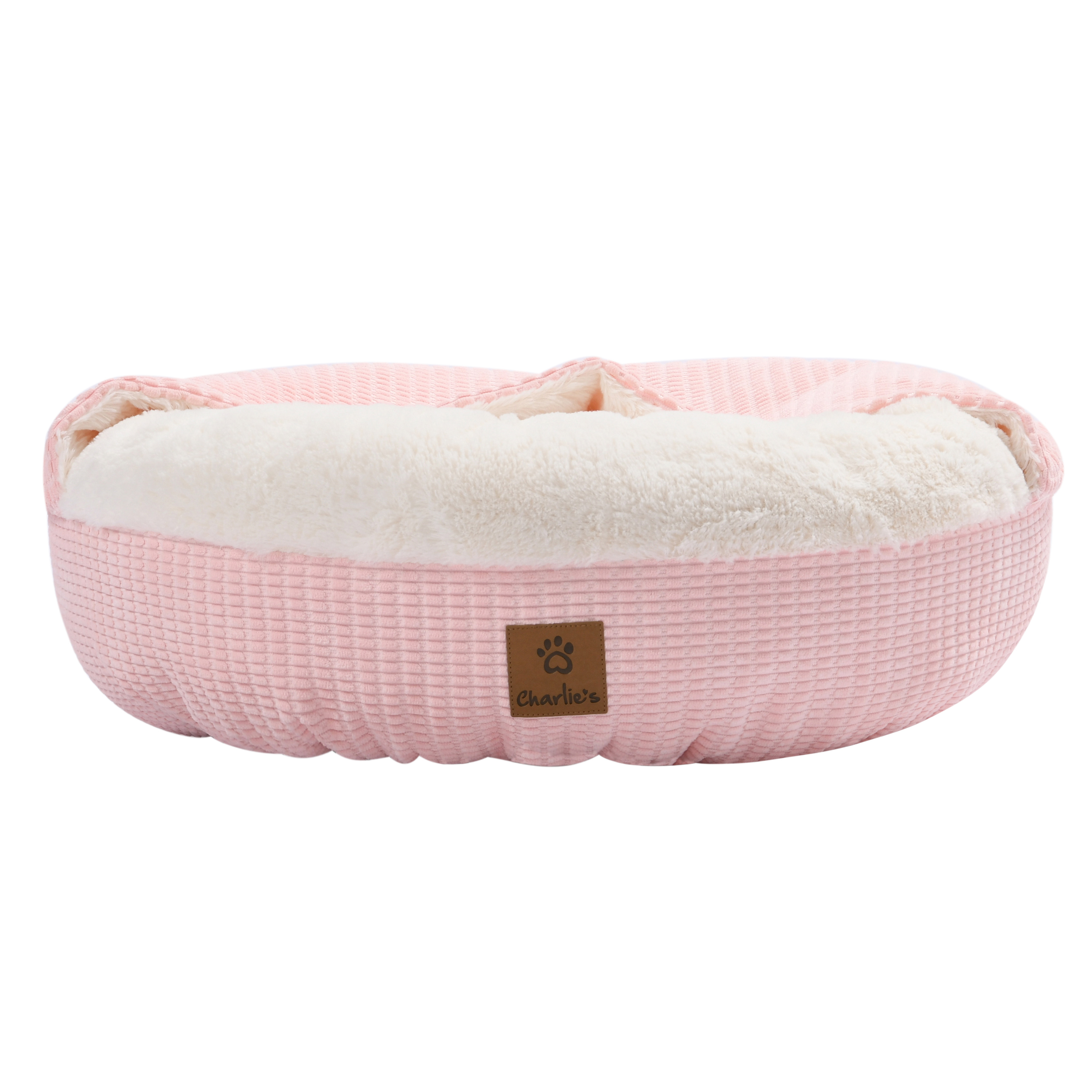 Charlie's Snookie Corncob/Corduroy Hooded Dog Bed Pet Warmer Bed Bolster Nest - Picture 79 of 99