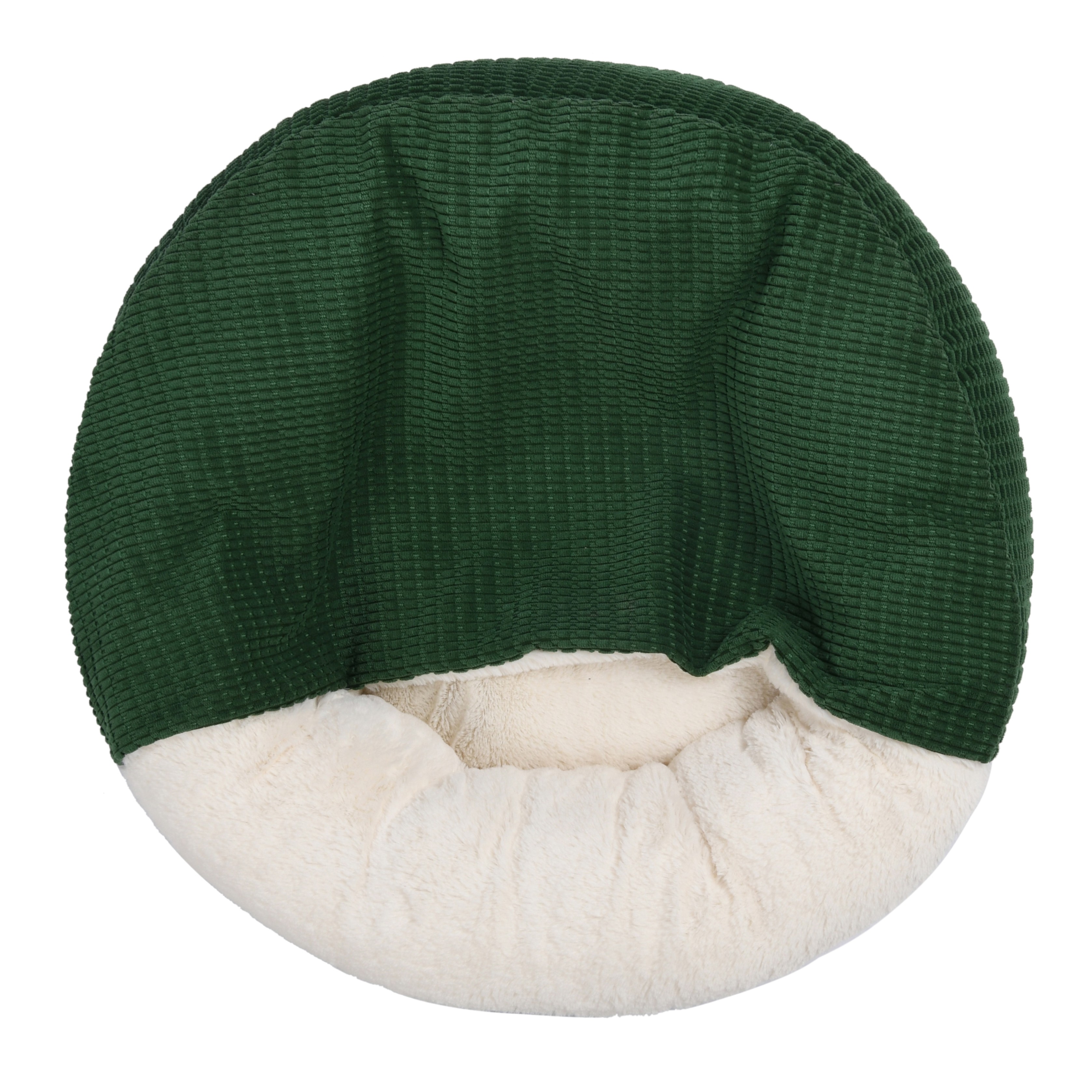 Charlie's Snookie Corncob/Corduroy Hooded Dog Bed Pet Warmer Bed Bolster Nest - Picture 43 of 99