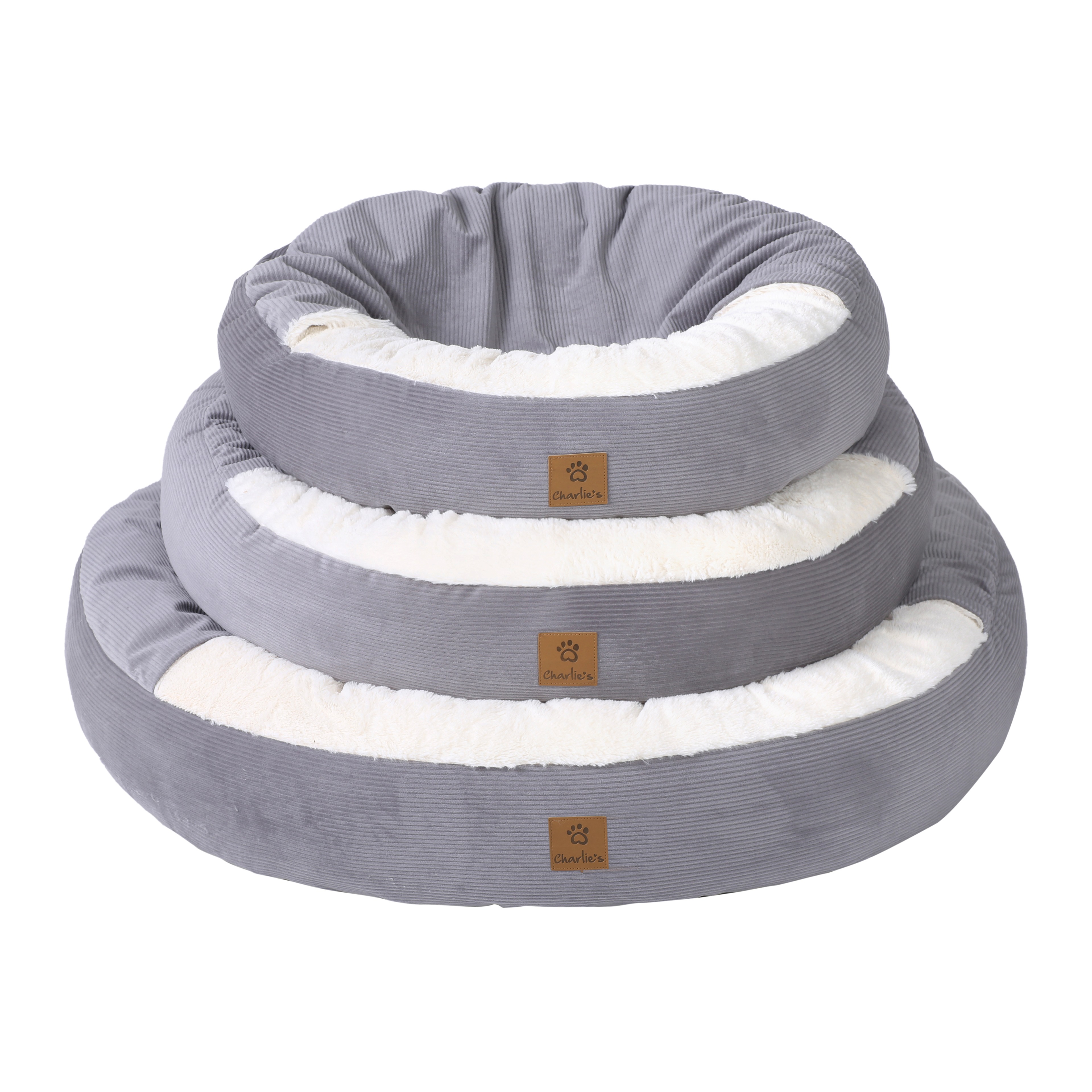 Charlie's Snookie Corncob/Corduroy Hooded Dog Bed Pet Warmer Bed Bolster Nest - Picture 52 of 99