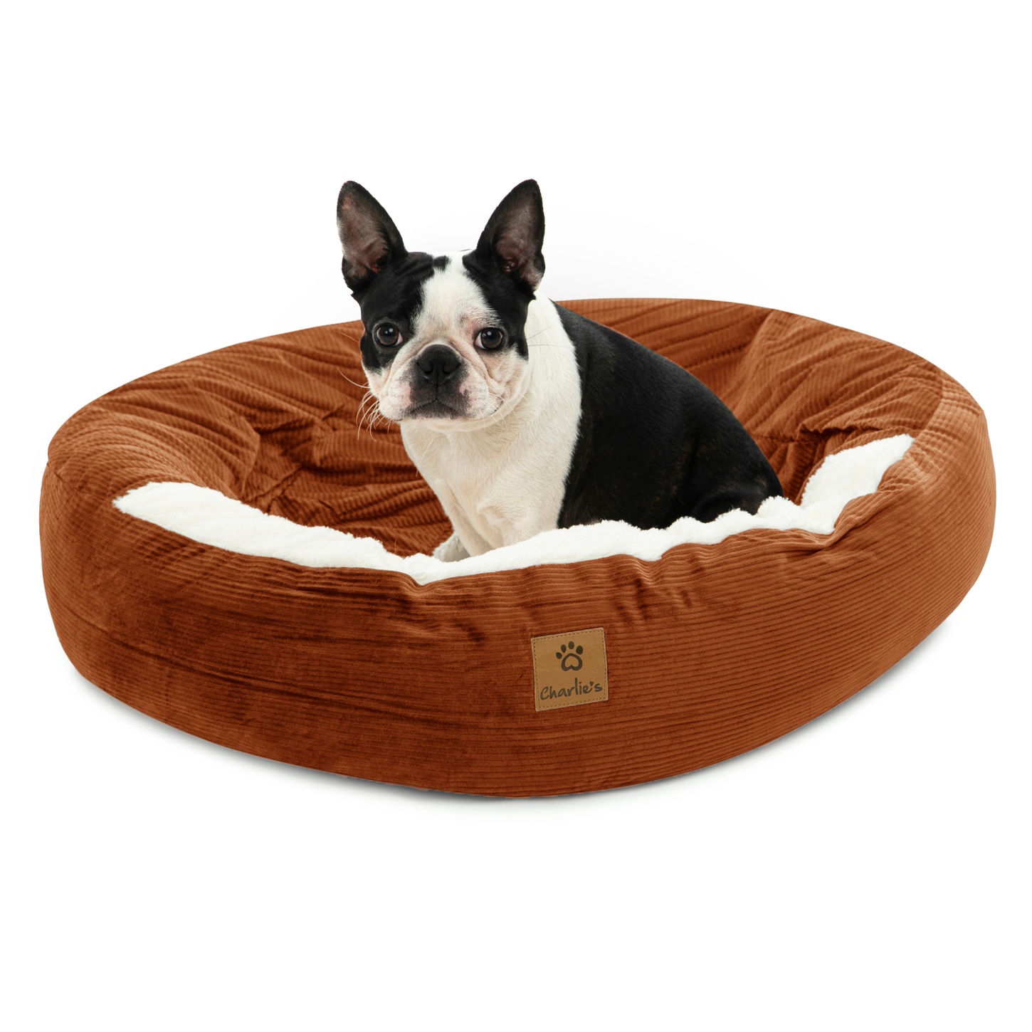 Charlie's Snookie Corncob/Corduroy Hooded Dog Bed Pet Warmer Bed Bolster Nest - Picture 91 of 99
