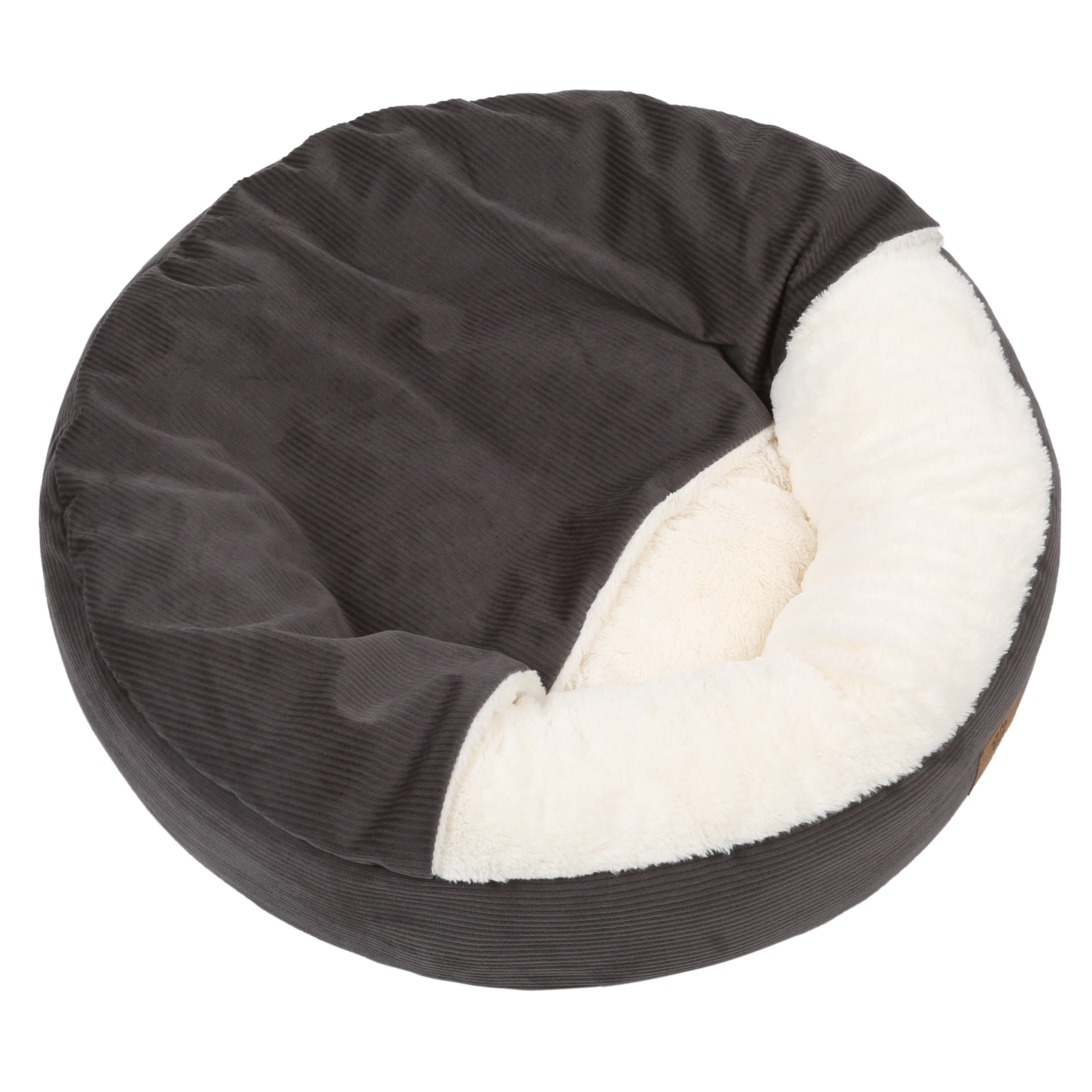 Charlie's Snookie Corncob/Corduroy Hooded Dog Bed Pet Warmer Bed Bolster Nest - Picture 20 of 99