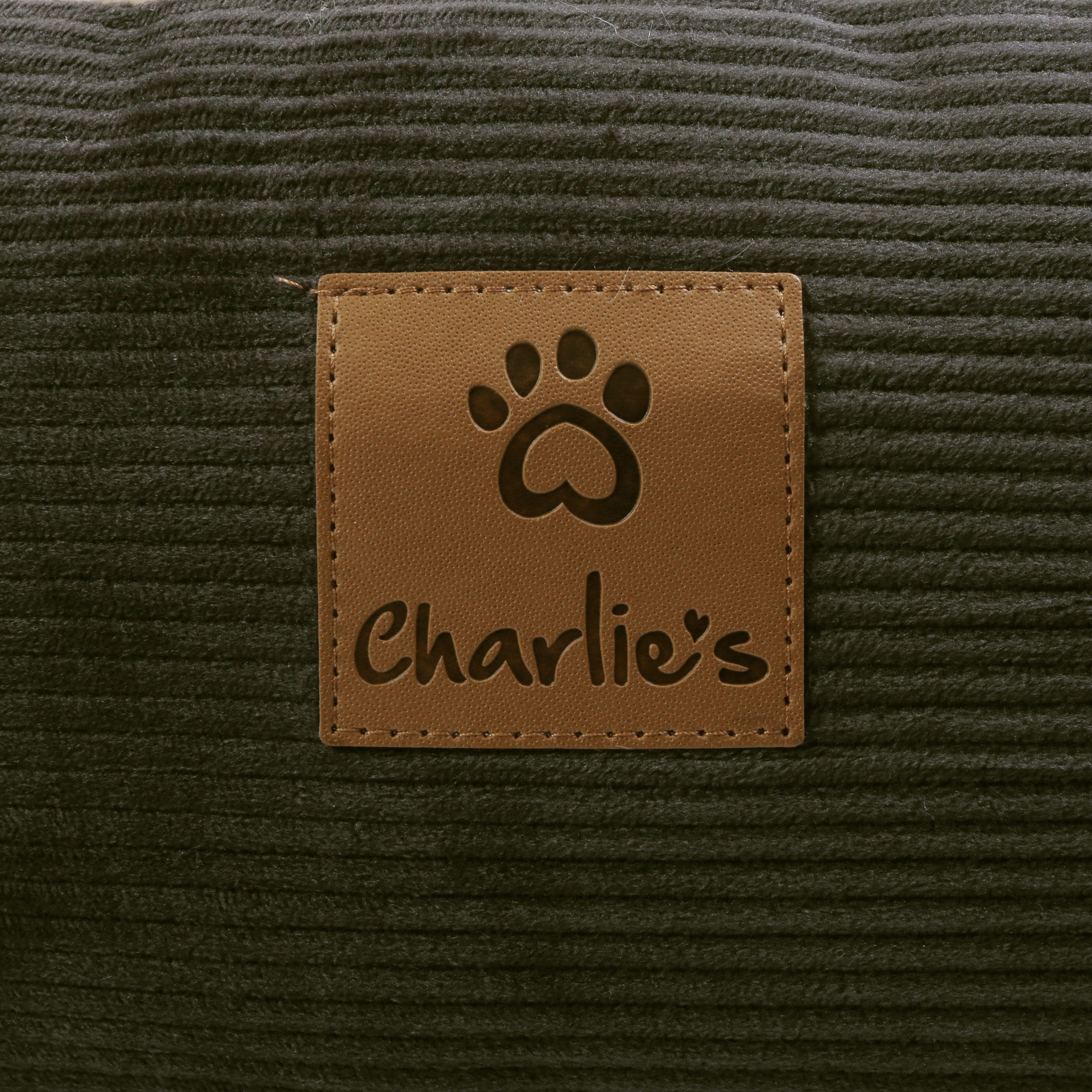 Charlie's Snookie Corncob/Corduroy Hooded Dog Bed Pet Warmer Bed Bolster Nest - Picture 70 of 99